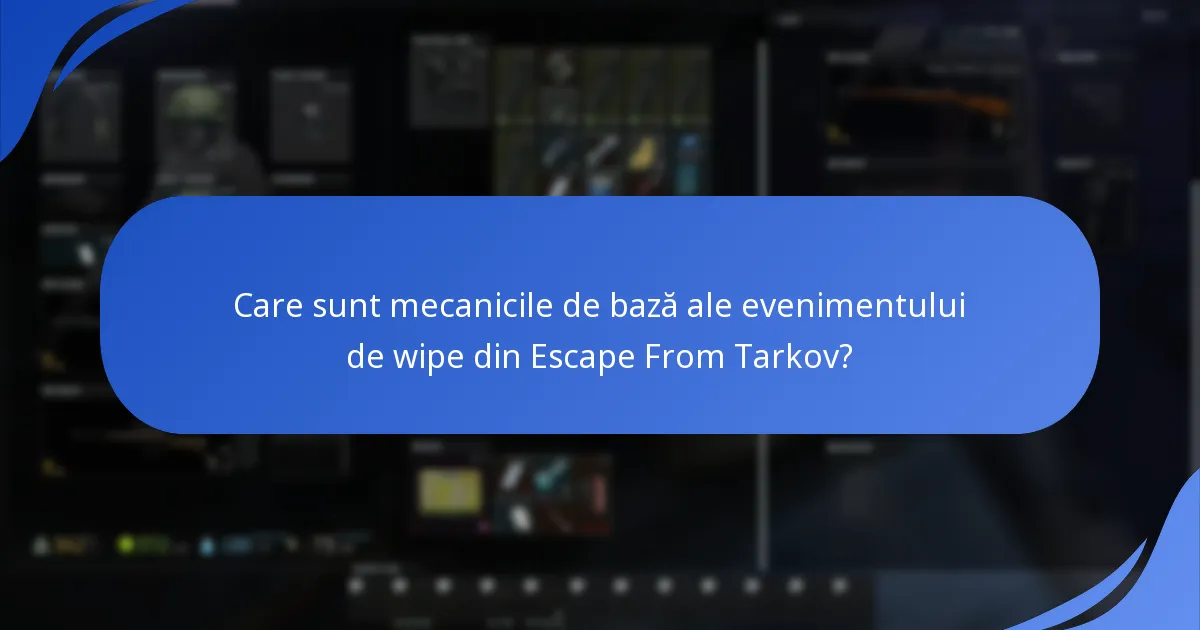 Ce strategii pot folosi jucătorii în timpul evenimentului de wipe?