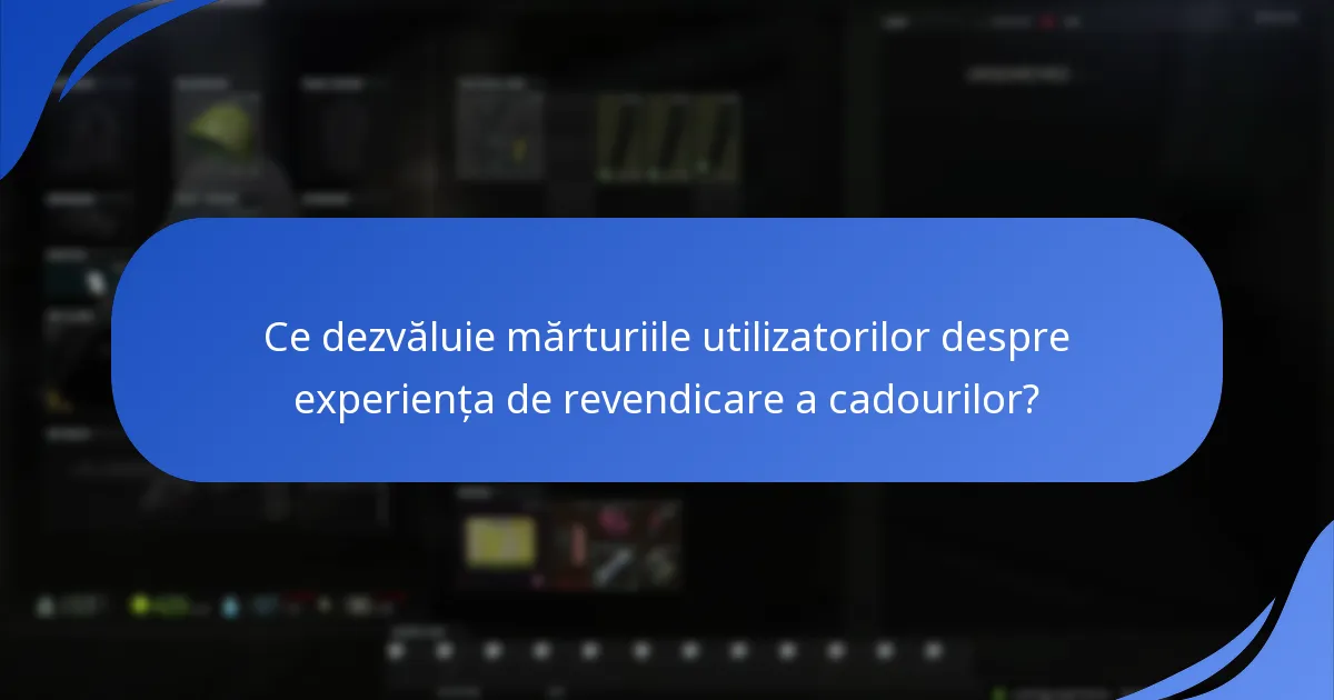 Ce factori influențează succesul revendicărilor de cadouri?